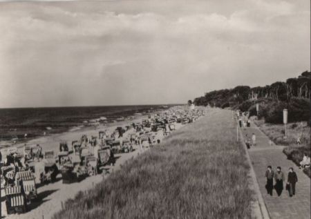 Kühlungsborn - Strand und Strandpromenade - 1973 Kühlungsborn - Strand und Strandpromenade - 1973