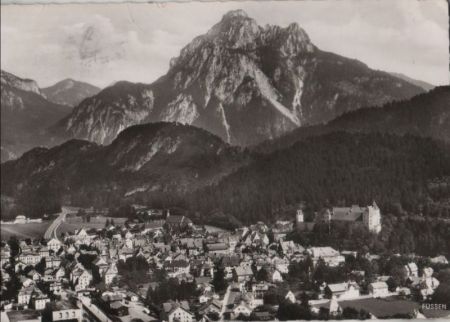 Füssen - mit Säuling - ca. 1960 Füssen - mit Säuling - ca. 1960