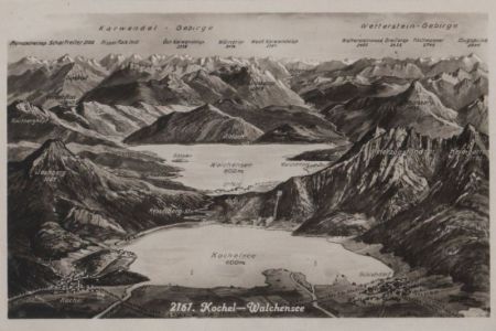 Kochelsee - Walchensee - ca. 1950 Kochelsee - Walchensee - ca. 1950