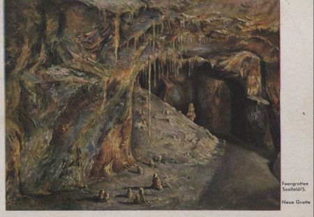 Saalfeld - Feengrotte, nach Bild von Schramm - ca. 1965 Saalfeld - Feengrotte, nach Bild von Schramm - ca. 1965