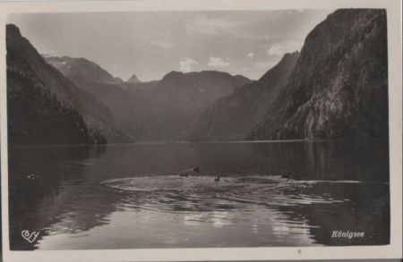 Königssee - vom Malerwinkel - ca. 1950 Königssee - vom Malerwinkel - ca. 1950