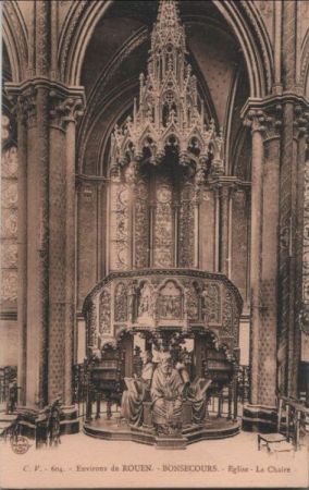 Frankreich - Rouen - Bonsecours - Eglise - ca. 1935 Frankreich - Rouen - Bonsecours - Eglise - ca. 1935
