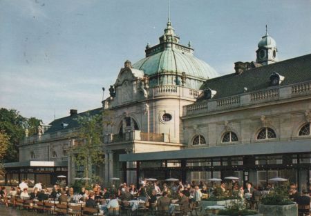 Bad Oeynhausen - Kurhaus mit Cafe-Terrasse - 1968 Bad Oeynhausen - Kurhaus mit Cafe-Terrasse - 1968