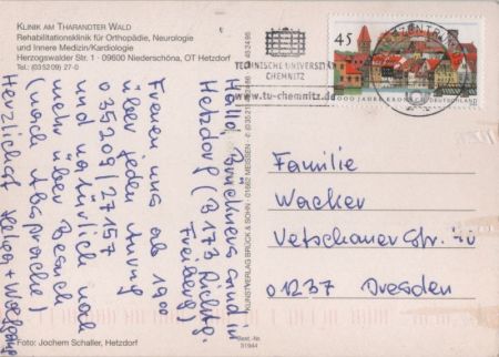 Halsbrücke-Hetzdorf - Klinik am Tharndter Wald Halsbrücke-Hetzdorf - Klinik am Tharndter Wald