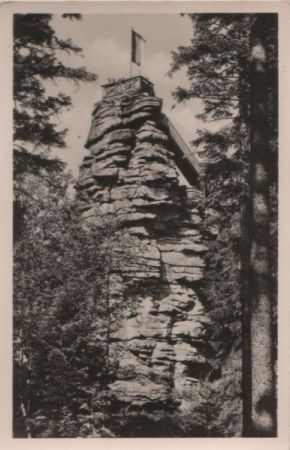 Ehrenfriedersdorf - Greifensteine, Aussichtsfelsen - 1958 Ehrenfriedersdorf - Greifensteine, Aussichtsfelsen - 1958
