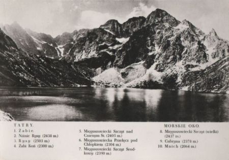 Polen - Morskie Oko - ca. 1965 Polen - Morskie Oko - ca. 1965