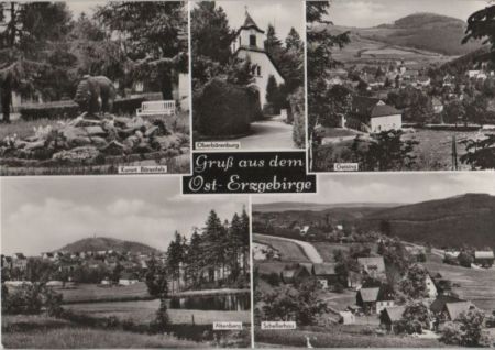 Erzgebirge - Ostteil, u.a. Kurort Bärenfels - 1978 Erzgebirge - Ostteil, u.a. Kurort Bärenfels - 1978