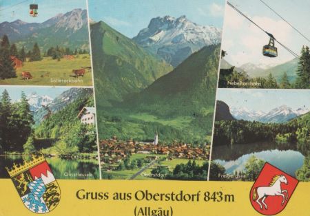 Oberstdorf - mit 5 Bildern - 1989 Oberstdorf - mit 5 Bildern - 1989