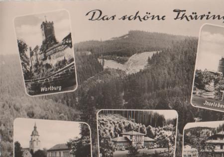 Thüringen u.a. Friedrichroda u. Tabarz - ca. 1965 Thüringen u.a. Friedrichroda u. Tabarz - ca. 1965