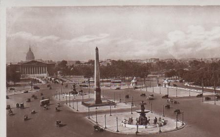 Frankreich - Paris - Place de la Concorde - ca. 1955 Frankreich - Paris - Place de la Concorde - ca. 1955