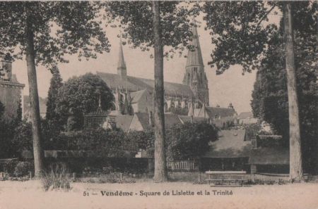 Frankreich - Vendome - Square de Lislette et la Trinite - ca. 1930 Frankreich - Vendome - Square de Lislette et la Trinite - ca. 1930