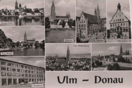Ulm - u.a. Schwörhaus - ca. 1955 Ulm - u.a. Schwörhaus - ca. 1955