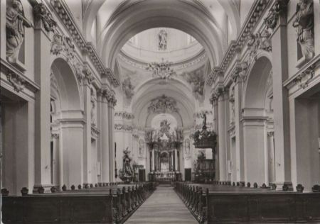 Fulda - Dom, Hauptschiff mit Hochaltar - 1963 Fulda - Dom, Hauptschiff mit Hochaltar - 1963