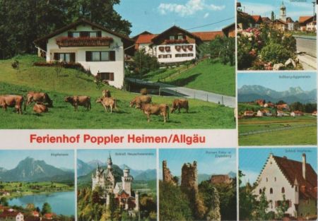 Hopferau-Heimen - Ferienhof Poppler - 1988 Hopferau-Heimen - Ferienhof Poppler - 1988