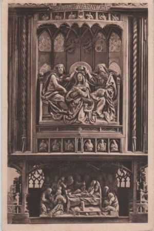 Rothenburg - Jakobskirche, Marienaltar - ca. 1935 Rothenburg - Jakobskirche, Marienaltar - ca. 1935