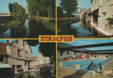 Frankreich - Etampes - mit 4 Bildern - ca. 1980 Frankreich - Etampes - mit 4 Bildern - ca. 1980
