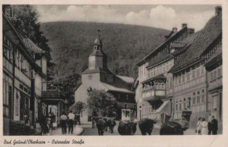 Bad Grund - Osteroder Straße - 1953 Bad Grund - Osteroder Straße - 1953