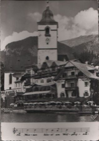 Österreich - Wolfgangsee - im Weißen Rössl - 1956 Österreich - Wolfgangsee - im Weißen Rössl - 1956