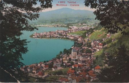 Schweiz - Montreux - Territet - Clarens - 1913 Schweiz - Montreux - Territet - Clarens - 1913