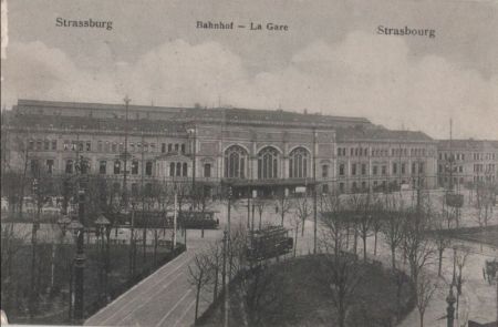 Straßburg - Bahnhof - ca. 1935 Straßburg - Bahnhof - ca. 1935