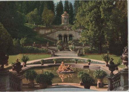 Ettal, Linderhof - Terrasse - 1963 Ettal, Linderhof - Terrasse - 1963