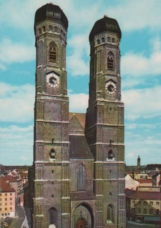 München - Frauenkirche von vorne - ca. 1975 München - Frauenkirche von vorne - ca. 1975
