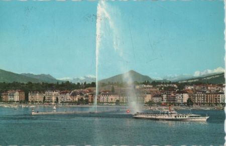Genf - Schweiz - Montblanc und die Reede Genf - Schweiz - Montblanc und die Reede