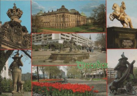Dresden - u.a. Neustädter Rathaus - 1996 Dresden - u.a. Neustädter Rathaus - 1996