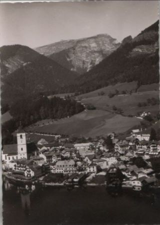 Österreich - St. Wolfgang - Flugaufnahme - ca. 1965 Österreich - St. Wolfgang - Flugaufnahme - ca. 1965