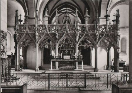 Breisach - St. Stephansmünster, Lettner - ca. 1965 Breisach - St. Stephansmünster, Lettner - ca. 1965