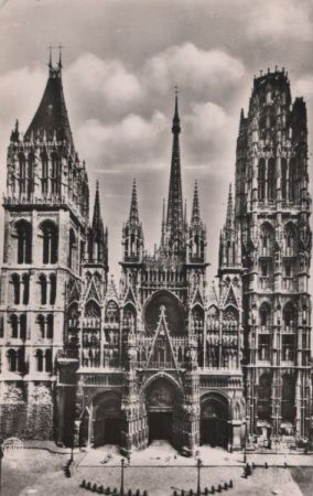 Frankreich - Rouen - Le Cathedrale, Facade - ca. 1955 Frankreich - Rouen - Le Cathedrale, Facade - ca. 1955
