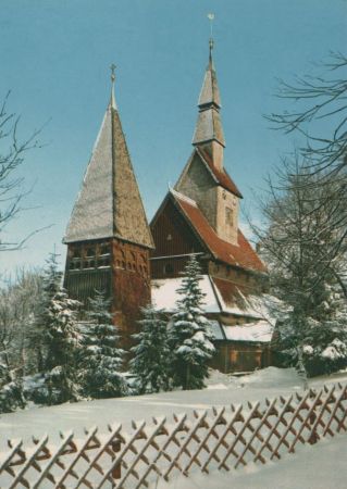 Goslar - Hahnenklee-Bockswiese - Kirche - ca. 1975 Goslar - Hahnenklee-Bockswiese - Kirche - ca. 1975