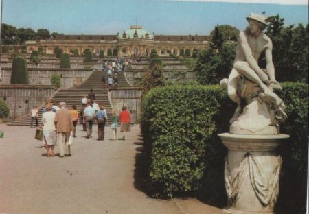 Potsdam, Sanssouci - Schloss - 1985 Potsdam, Sanssouci - Schloss - 1985