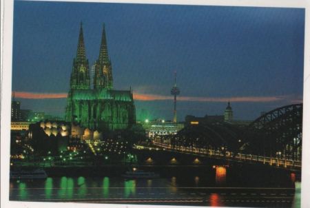 Köln - Dom mit Hohenzollerbrücke - ca. 1995 Köln - Dom mit Hohenzollerbrücke - ca. 1995