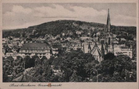 Bad Nauheim - Gesamtansicht - ca. 1950 Bad Nauheim - Gesamtansicht - ca. 1950