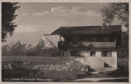 Bischofswiesen - Haus Talfrieden - ca. 1960 Bischofswiesen - Haus Talfrieden - ca. 1960