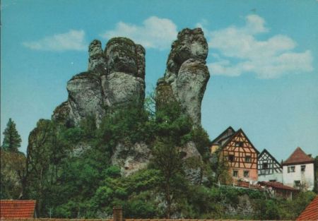 Pottenstein-Tüchersfeld - Felsenpartie - 1977 Pottenstein-Tüchersfeld - Felsenpartie - 1977
