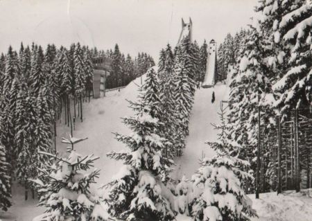 Johanngeorgenstadt - Erzgebirgsschanze und Jugendschanzen - 1980 Johanngeorgenstadt - Erzgebirgsschanze und Jugendschanzen - 1980