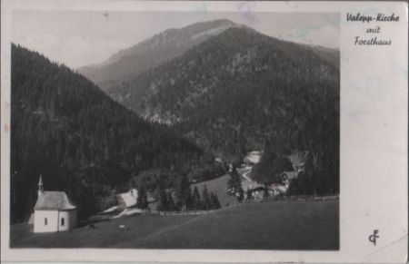 Schliersee - Valepp-Kirche und Forsthaus - 1949 Schliersee - Valepp-Kirche und Forsthaus - 1949