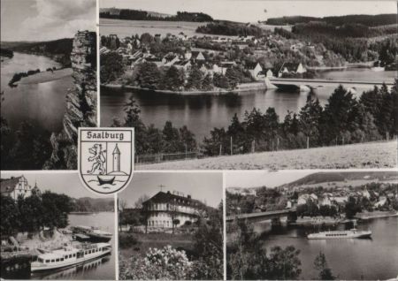 Saalburg-Ebersdorf - Am Stausee der Bleilochtalsperre - ca. 1975 Saalburg-Ebersdorf - Am Stausee der Bleilochtalsperre - ca. 1975