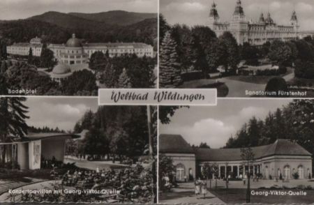 Bad Wildungen - Konzertpavillon - ca. 1955 Bad Wildungen - Konzertpavillon - ca. 1955