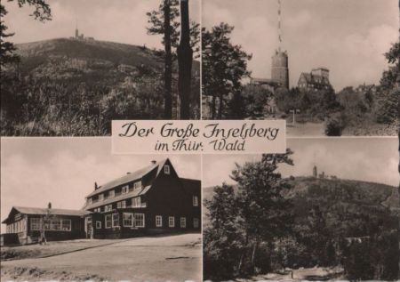 Inselsberg - mit 4 Bildern - 1964 Inselsberg - mit 4 Bildern - 1964
