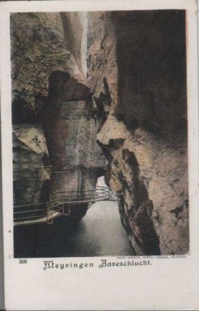 Schweiz - Meyringen - Meiringen - Aareschlucht - ca. 1925 Schweiz - Meyringen - Meiringen - Aareschlucht - ca. 1925