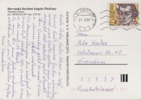 Piestany - Slowakei - Thermja Palace Piestany - Slowakei - Thermja Palace