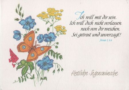 Josua 1, 5.6 Sonderstempel Josua 1, 5.6 Sonderstempel