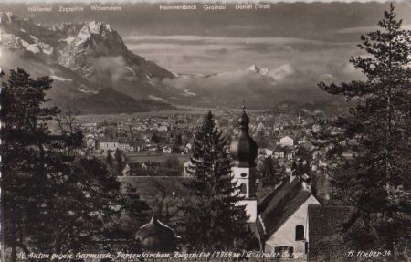 Österreich - St. Anton - gegen Garmisch - ca. 1955 Österreich - St. Anton - gegen Garmisch - ca. 1955