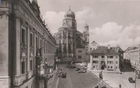 Passau - Residenzplatz - 1952 Passau - Residenzplatz - 1952