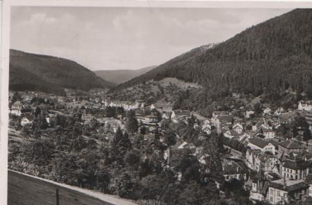 Bad Wildbad - Wildbad im Schwarzwald - 1954 Bad Wildbad - Wildbad im Schwarzwald - 1954