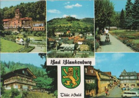 Bad Blankenburg - u.a. Burgruine Greifenstein - 1986 Bad Blankenburg - u.a. Burgruine Greifenstein - 1986