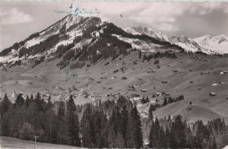 Österreich - Hirschegg - mit Heuberg - 1960 Österreich - Hirschegg - mit Heuberg - 1960